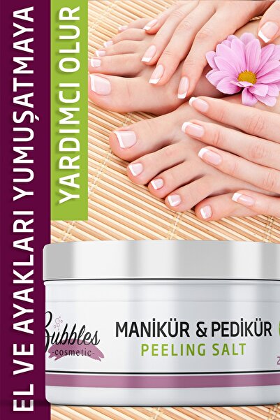 bs bubbles cosmetic 60sn Hızlı Kolay Ve Doğal Manikür & Pedikür Peeling 250gr
