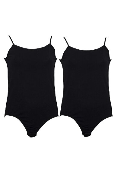 FATELLA Γυναικείο κορμάκι 2 τεμαχίων με βαμβακερά λουράκια και μηδενικά μανίκ...