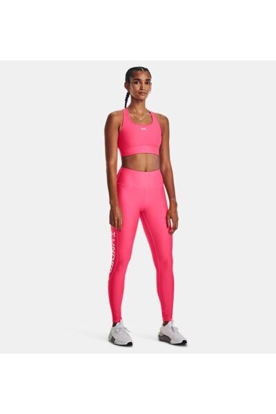Under Armour Kadın HeatGear® Tam Boy Sıkı Kesim Pembe Tayt
