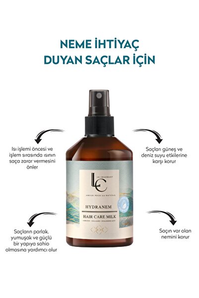 Le Charmant Yıpranmış Hasar Görmüş Saçlara Özel Yoğun Onarıcı Bakım Sütü 250 ml