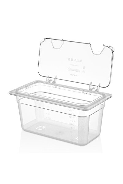 GastroPlast 1/3 Menteşeli Gastronom Küvet Kapağı,opsiyonel Açık Köşeli Ve 1-3...