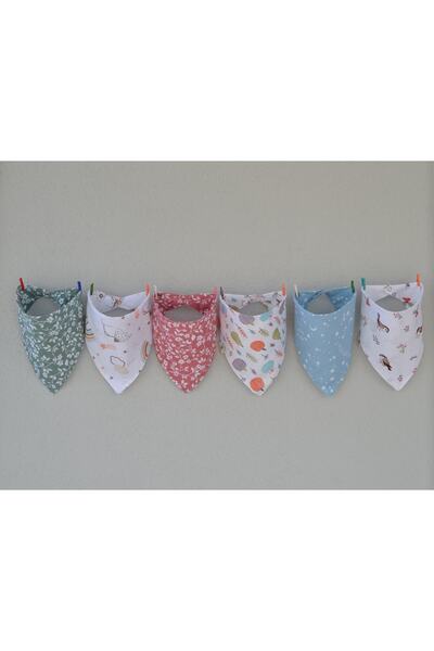 Vegüba 100% Organic Cotton Double Layer Muslin Fabric with Two Snaps Patterne...