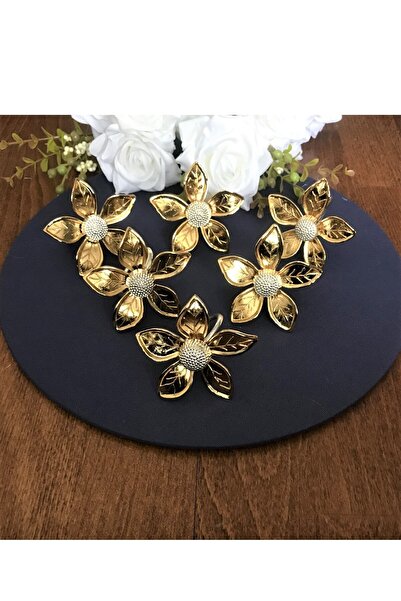 CAŞ DEKORASYON Papatya Peçete Yüzüğü-6 Adet