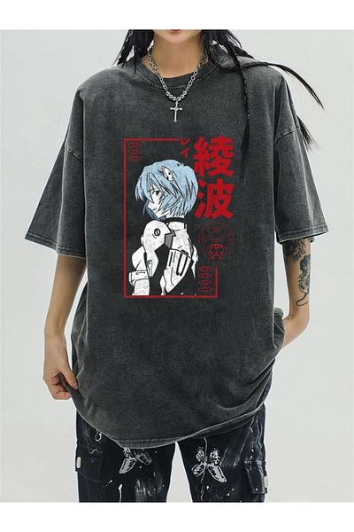 Touz Μπλουζάκι Unisex Rei Ayanami που πλένεται αντίκα