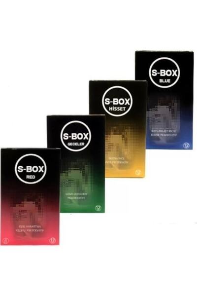 S-Box Prezervatif Karma Paket 48 Adet