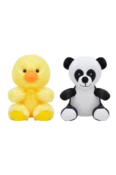 SELAY TOYS Plush Toy Favorite Friend Panda And Chick