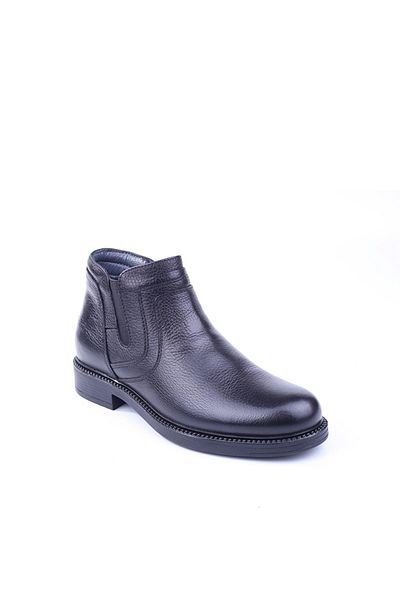 Smart 1041 Men's Genuine Leather Daily Laceless Sheepskin Boots
