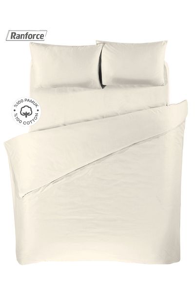 Lucy and Home Σετ Παπλωματοθήκη από 100% Cotton Ranforce