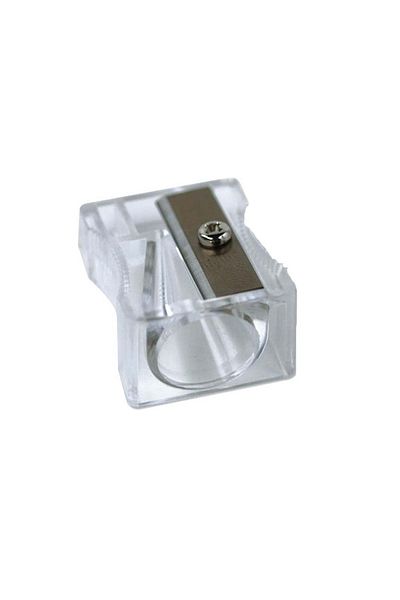 Milan Jumbo Maxi Transparent Plastic Pencil Sharpener 40 Pieces (1 Pack)