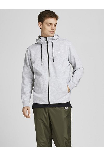 Jack & Jones Суитшърт с качулка и детайлно лого - Air