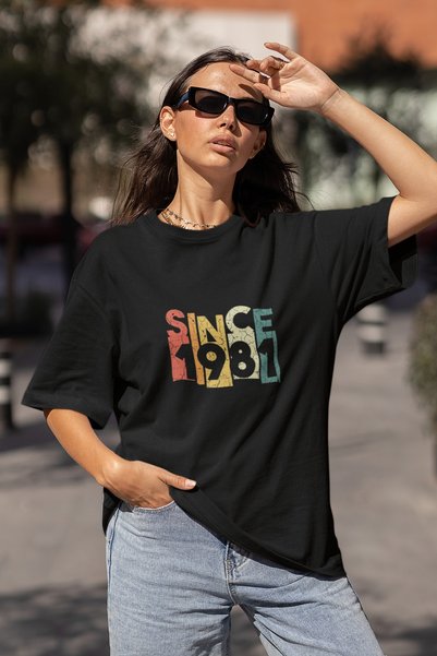 Advantage Sınce 1981 Printed Oversize T-Shirt