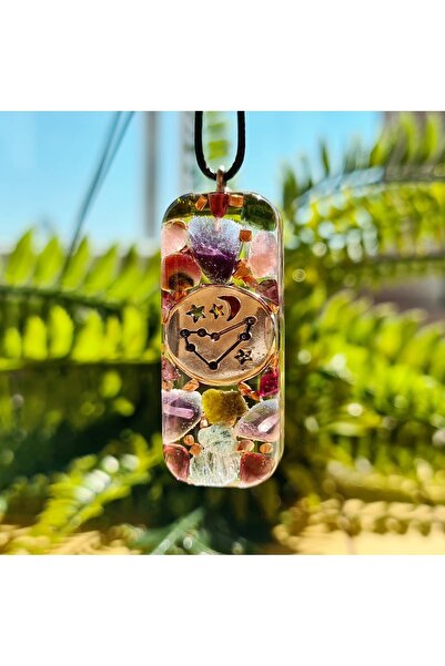 Singincraft Oğlak Burcu Orgonit Kolye (YILDIZ HARİTALI) (EL YAPIMI TASARIM ÜRÜNLER)