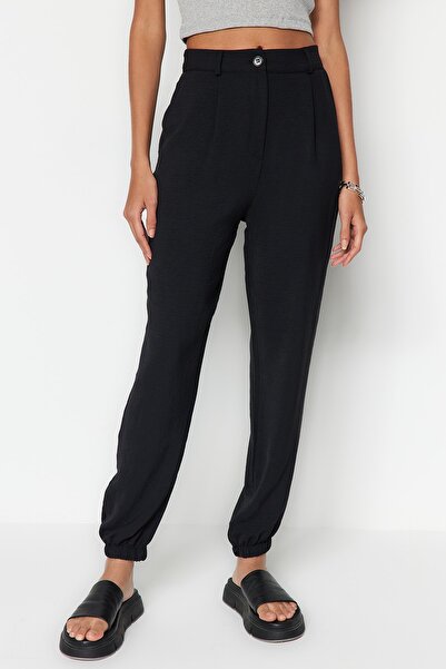 Trendyol Collection Black Trousers TWOSS23PL00165