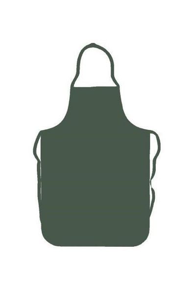 Omnisoft Khaki Green Hanging Kitchen Dish Apron Laminated 70 X120 Cm