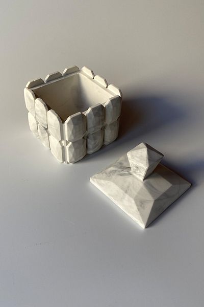 sin istanbul Marble Pattern Closed Ring, Marble Pattern