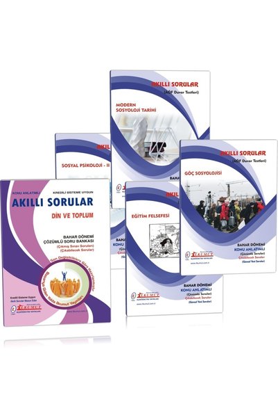 İlkumut Yayınları Aöf Sosyoloji Bölümü 2. Sınıf 4. Yarıyıl Bahar Dönemi Tam S...