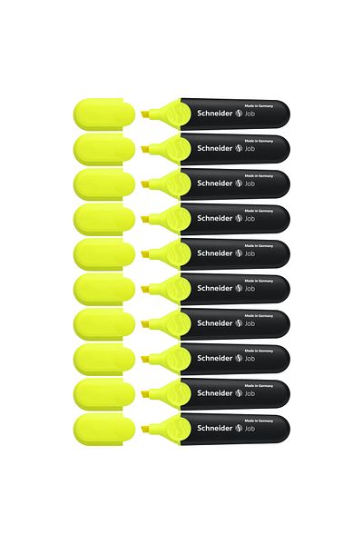 Scheneider Schneider 150 Highlighter Job Yellow Box of 10