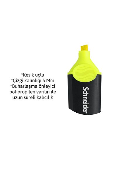 Scheneider Schneider 150 Highlighter Job Yellow Box of 10
