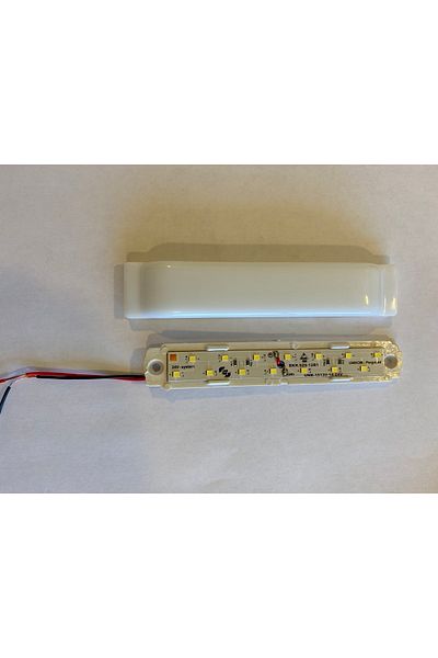 UNİKOM Pack of 50 24v Decorative Awning LED Lighting Fixture - Flat Base - 15cm White (6500K)