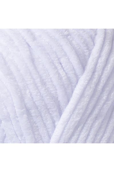 Kürkçü Han Velvet Yarn White 100gr 95m Πλεκτό Χέρι Σχοινί Khkad06