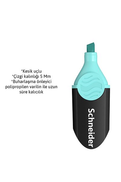 SCHNEIDER Job 150 Pastel Highlighter Turquoise 10 Pieces