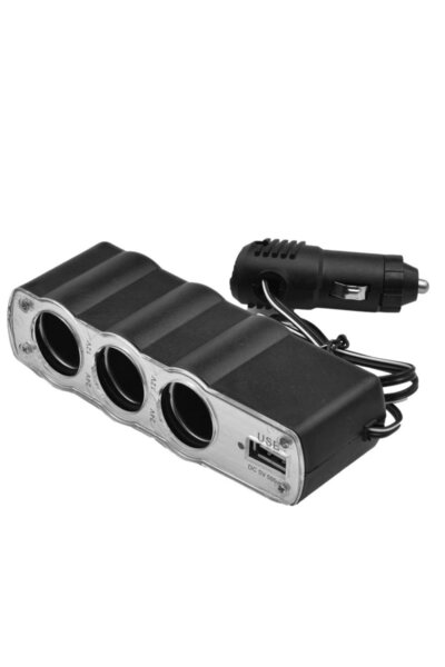 kepmorpho Ford Tourneo Courier Oto Çakmaklık Çoğaltıcı 3x Usb'li Çakmak Soketi