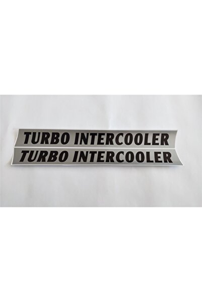 TÜMOSAN Klasik Turbo Intercooler Yan Yazı Tanıtım Etiket Küçük Sağ-sol Takım