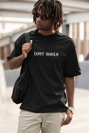Edizel Lost Soul s Super Premium Oversize T shirt Unisex Cift Yon Fiyat Yorumlar Trendyol