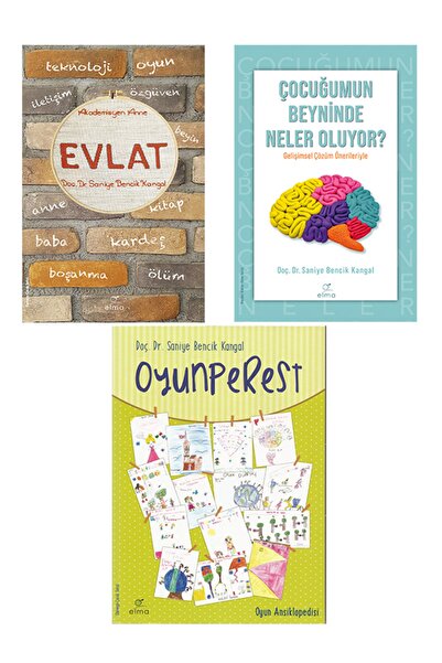 ELMA Yayınevi Akademisyen Anne 3 Kitaplı Set: Oyunperest - Evlat - Çocuğumun ...