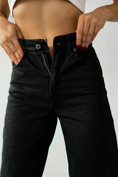Trn JNS Γυναικεία Lycra 90's Taiti Blue Snow Παντελόνι Palazzo με τζιν με χαλαρό πόδι