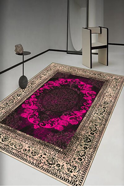 AOKİ Vintage Special Tasarım Dekoratif Dot Taban Halı