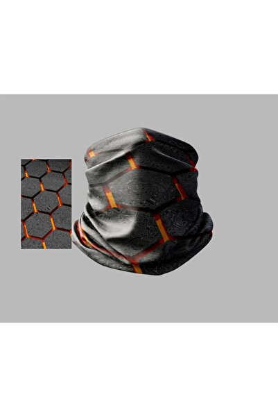 Buffalo قناع راكب الدراجة النارية بتصميم Datwork، طوق رقبة خارجي للجنسين، بان...