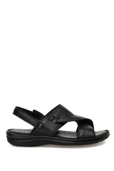 Polaris 160318.m3fx Black Men's Sandals