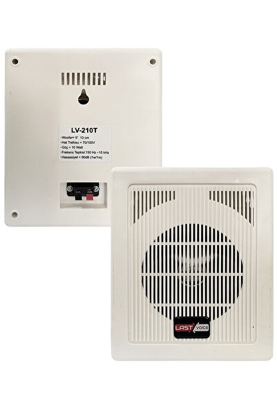 Lastvoice Lv-210t - Duvar Tipi 13 Cm 10 Watt Hoparlör