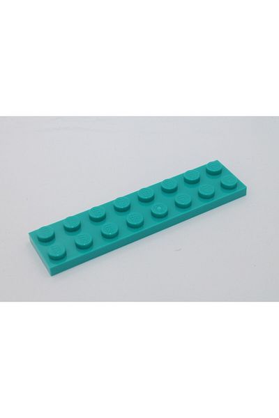 LEGO Original Moc Custom Accessory Creator Plate 2 X 8 Flat Brick Turquoise 4 Pieces to Ship
