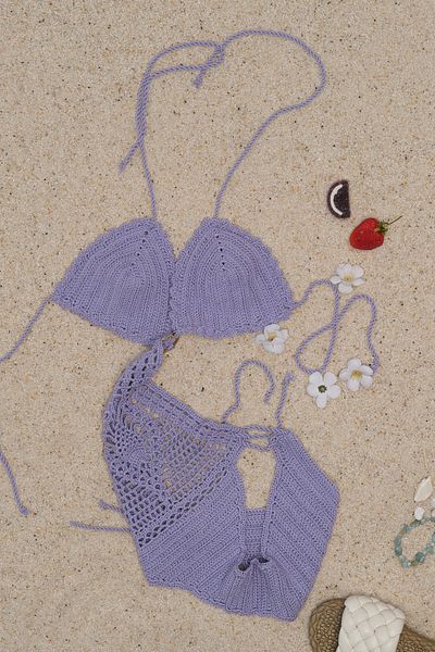 Pretty Room Women's Hand Knitted Mayo