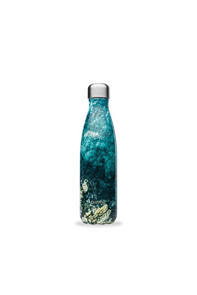 QWETCH Qd3438 Özel Tasarımlı Isı Yalıtımlı 500ml Termos - Deniz Desenli