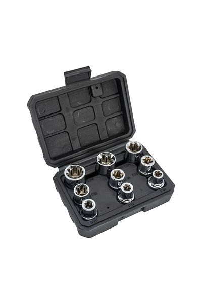 Titi 5547 1/2" Torx Socket Wrench Set 9 Pieces