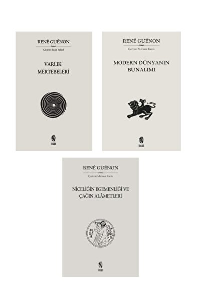 İnsan Yayınları Rene Guenon Kitapları 3'lü Set- Varlık Mertebeleri/modern Dün...
