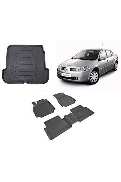 Sahler Renault Megane 2 Sedan 2003-2008 4.5d Paspas 3d Bagaj Havuzu Uyumlu