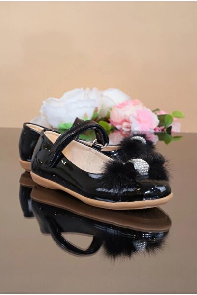 Anıl Bebe 34001-p Balerini pentru fete din piele lacuita Stone Fashion