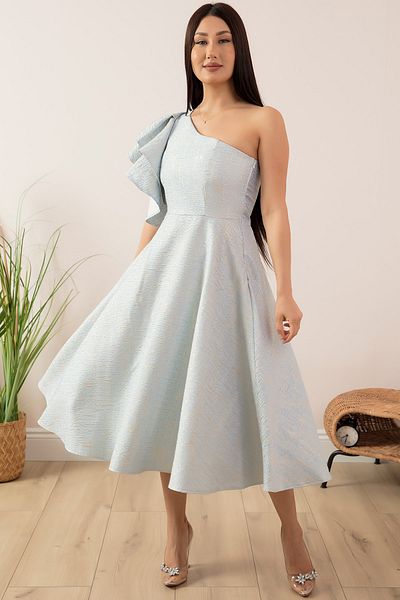 PULLIMM Rochie cu un singur umăr cu sclipici 13408