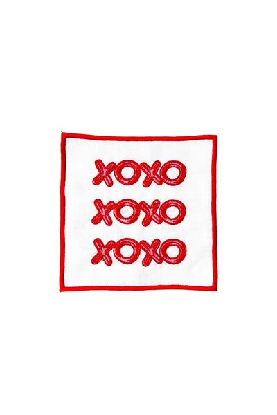 ge living Xoxo Patterned Love Series Cocktail Napkin - (1 Piece)