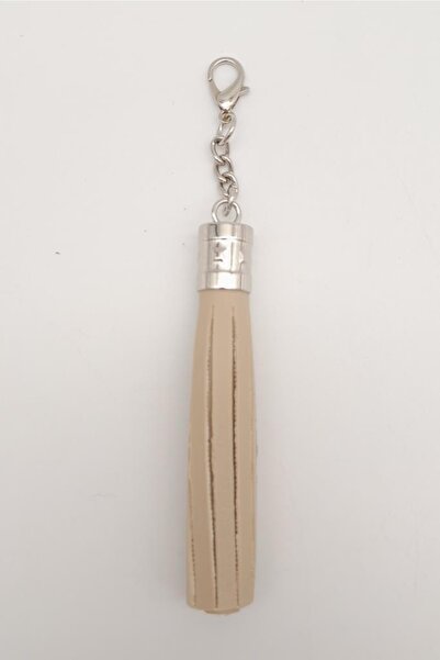 angel çanta aksesuar Bež Prirodna koža kanta sa srebrnim metalom