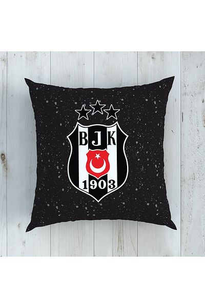 Taç Licensed Beşiktaş Kartal Reversible Throw Pillow 40x40 Cm