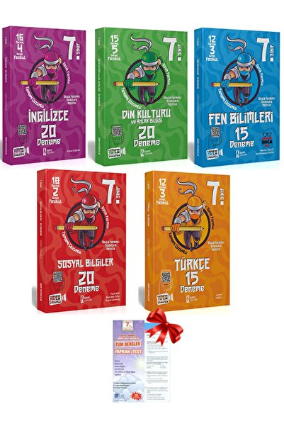 İsem Yayıncılık Isem 2023 7. Sınıf Tüm Dersler Deneme Seti - 7. Sınıf Tüm Der...