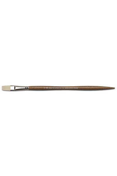 Winsor Newton Winsor & Newton Artists' Synthetic Hard Bristle Long Handle Flat Brush No:8