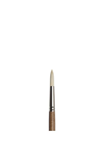 Winsor Newton Winsor & Newton Artists' Synthetic Hard Bristle Long Handle Round Brush No:8