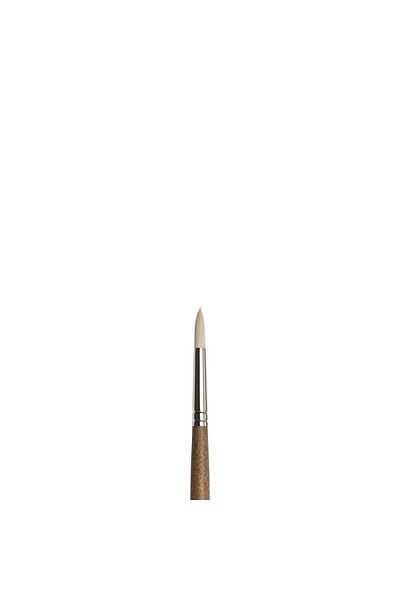 Winsor Newton Winsor & Newton Artists' Synthetic Hard Bristle Long Handle Round Brush No:4