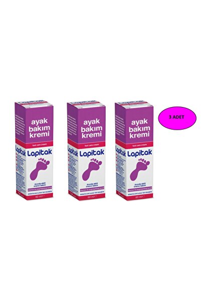 Lapitak Ayak Bakım Kremi 60 Ml 3'lü